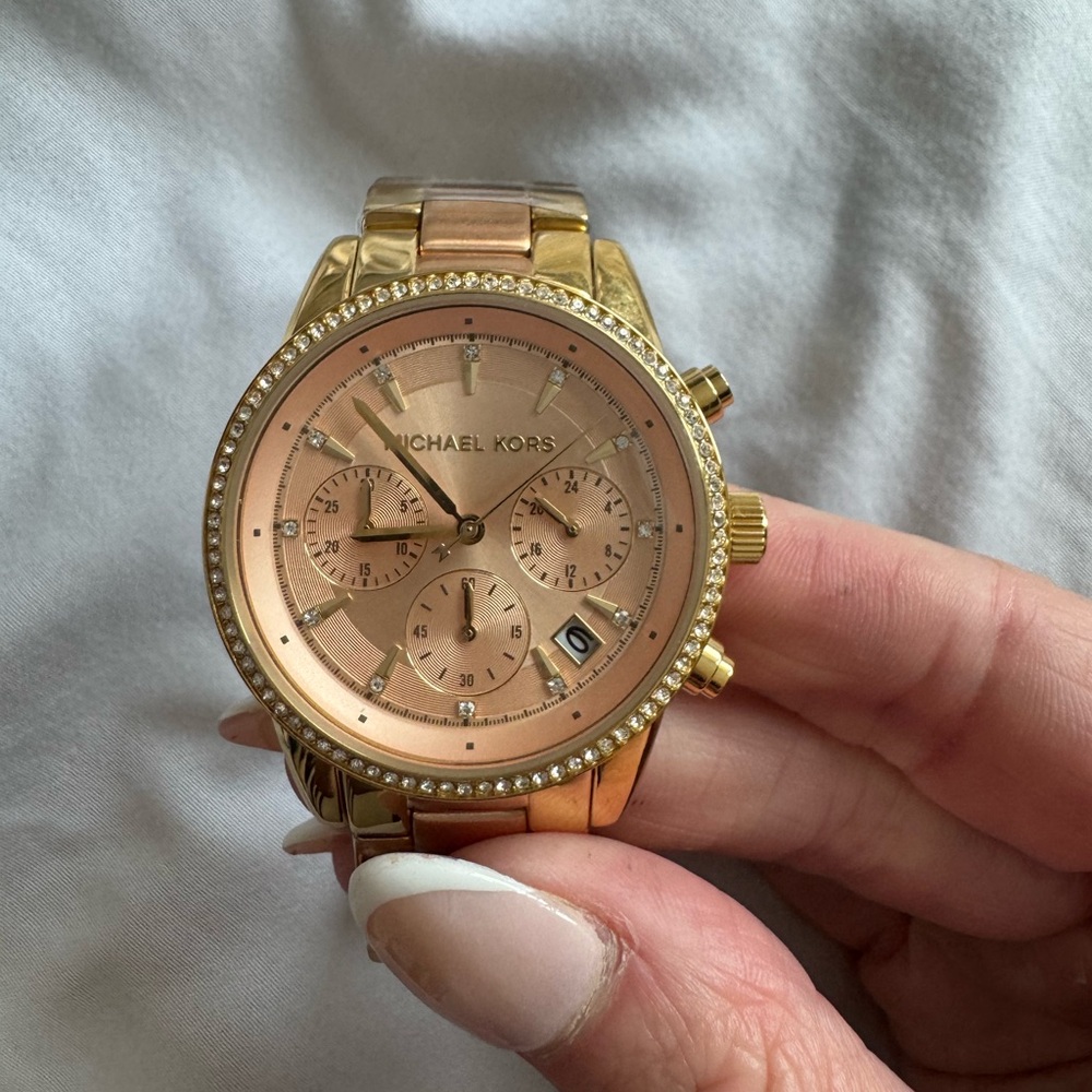 Michael Kors Women's Ritz Watch Quartz Mineral Crystal MK6475 - Picture 7 of 8